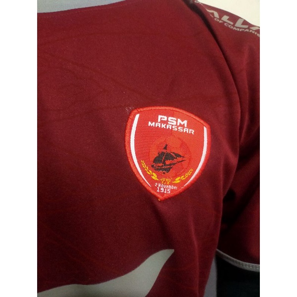 BAJU BOLA JERSEIY LOKAL P.S.M MAKASSAR LIGA BRI 1 2021