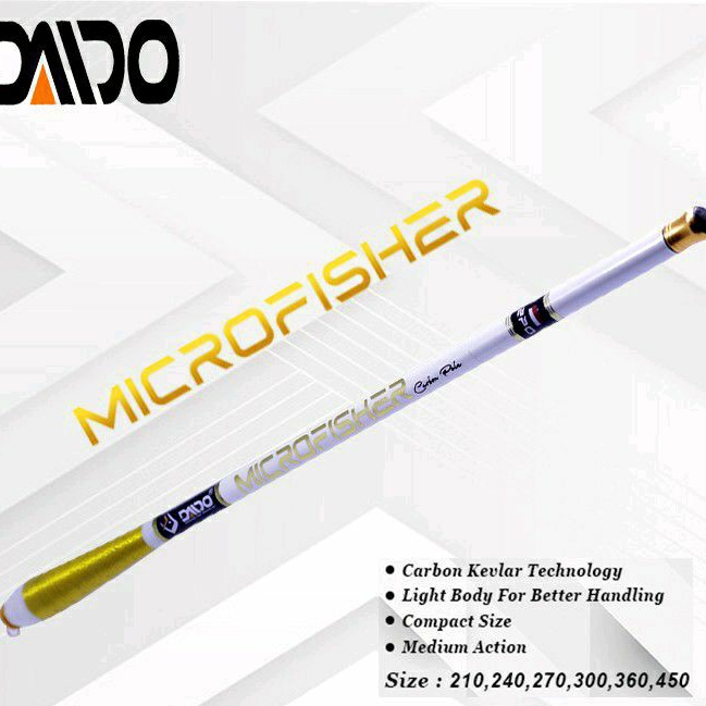 joran pancing tegek carbon daido microfisher murah laris semarang