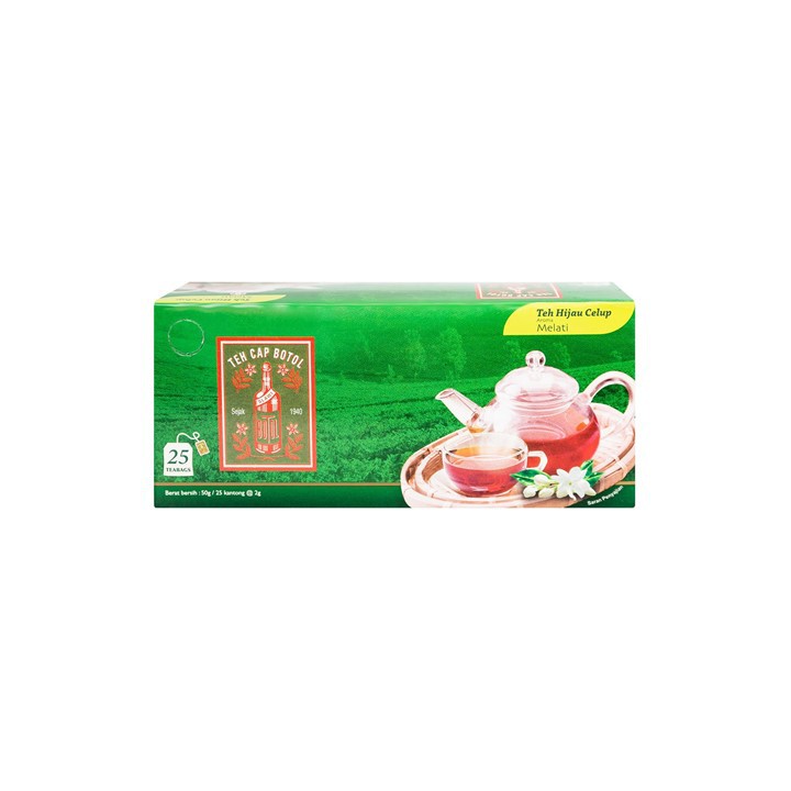 

Teh Cap Botol Hijau Celup 50 gr