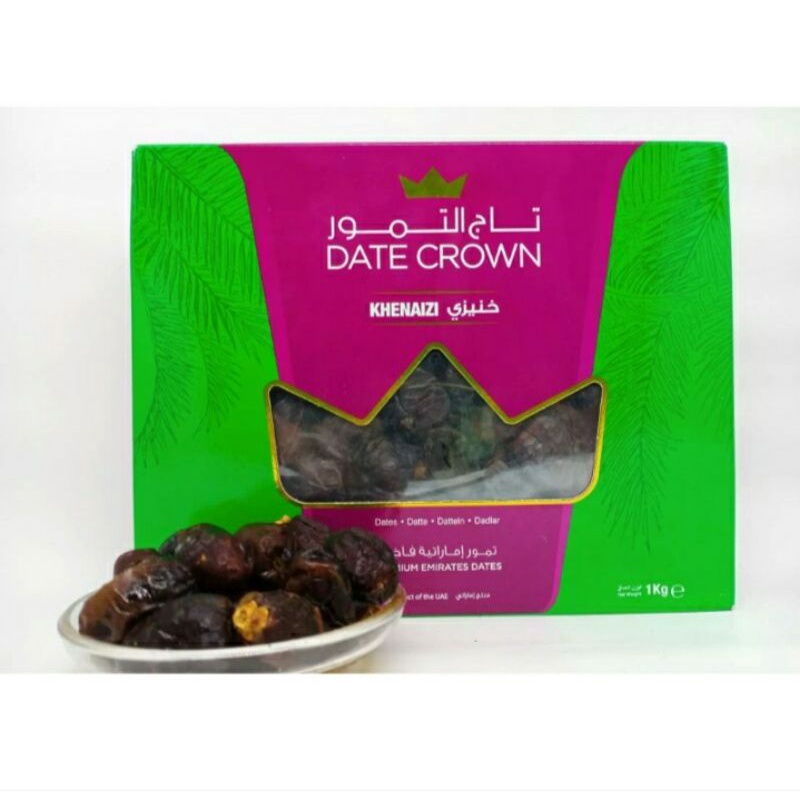

kurma dc date crown khenaizi kenezi 1kg asli arab