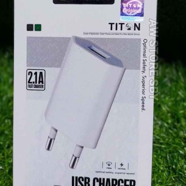 Charger usb Lightning 2.1A Fast Charger lPH0N5/6/7/7+/8/8+/X/XS (TITON lPHON)