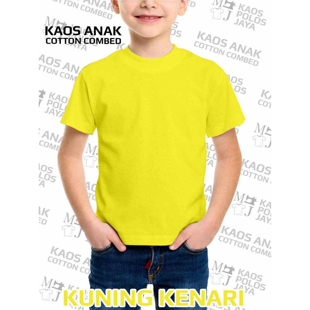 Download Kaos Polos Anak Kaos Polos Anak Murah Kaos Polos Anak Combed 30s Shopee Indonesia