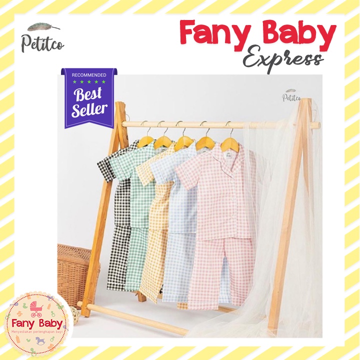 PETITCO GINGHAM COLLECTION - PIYAMA ANAK