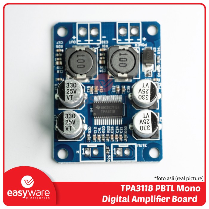 Jual TPA3118 PBTL Mono Digital Amplifier Board | Shopee Indonesia