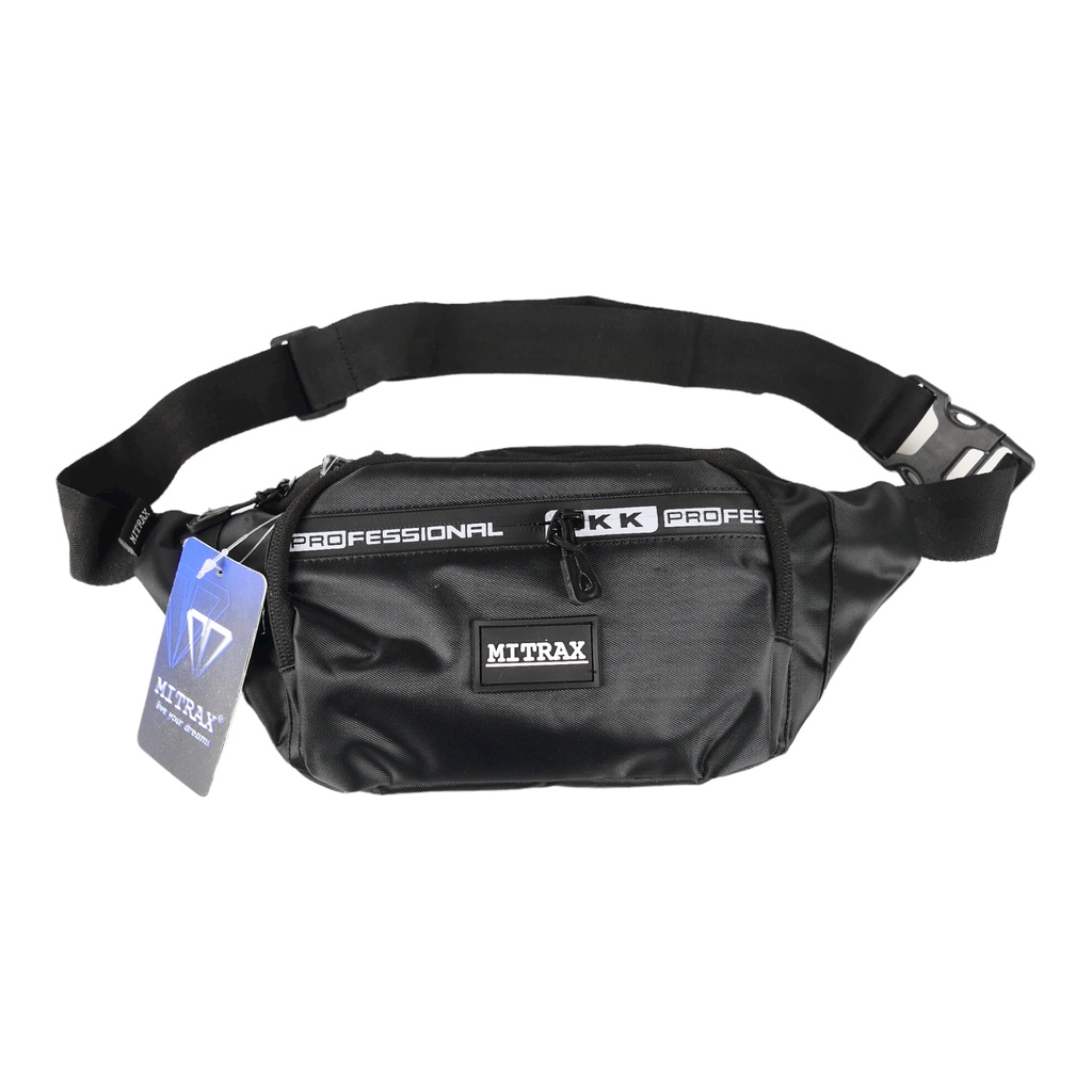 Waist Bag Mitrax Arete Bahan Longchem Tebal! Tas Pinggang / WaistBag cocok untuk Pria dan Wanita!