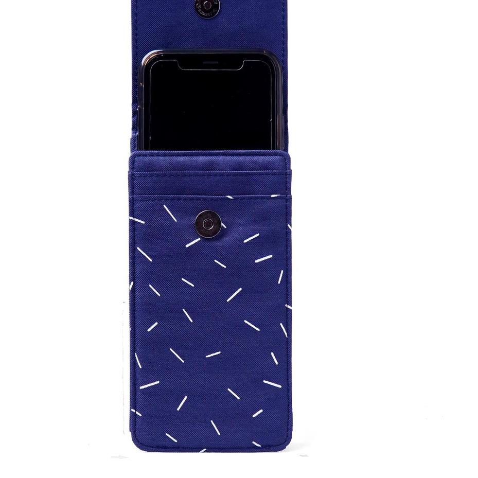 (TERBARU) Wallts Dale Phone Wallet Sprinkle Navy - Tas Dompet HP Handphone Selempang Wanita dan Pria Phone Wallet