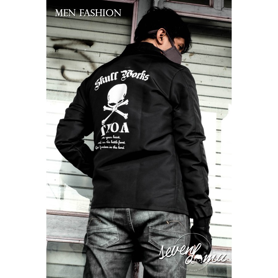 Jaket Coach Skull Works TFOA Series Black
