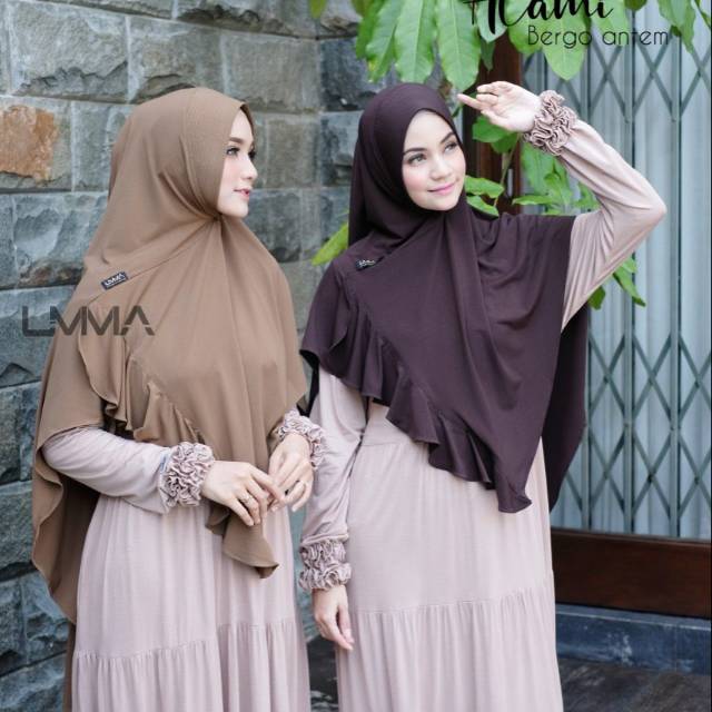 Bergo alami umma/bergo jersey/bergo rample