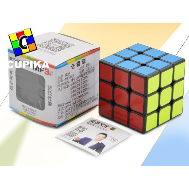 Rubik 3x3 Moyu MF3 MF 3 Mofang MoFangGe Speed Mofang Blackbase