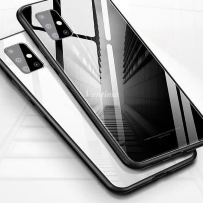 OPPO A92 / A52 PREMIUM GLASS CASE SOFT COVER