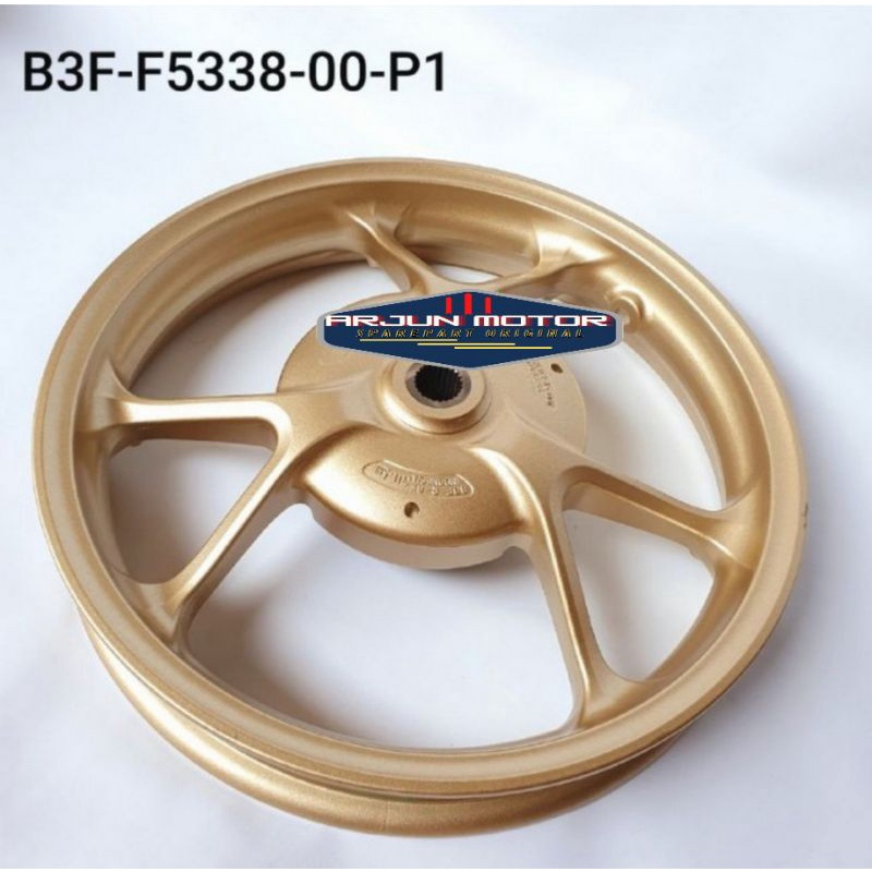 VELG BELAKANG YAMAHA LEXI S GOLD ORIGINAL YAMAHA