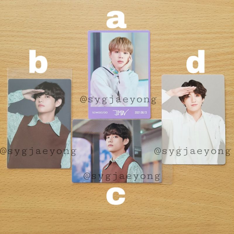BTS JIMIN 1/8 SOWOOZOO SPECIAL MESSAGE CARD MPC | MINI PHOTOCARD PHOTO CARD PC