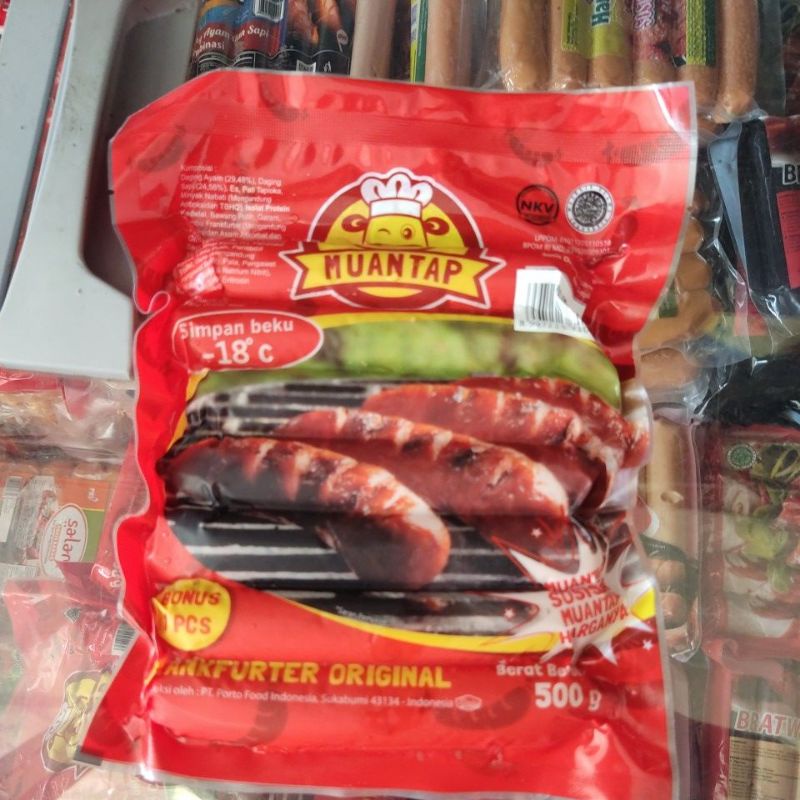 Sosis Bakar muantap 500gr Frozen Food