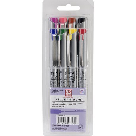 

ZIG KURETAKE MEMORY SYSTEM MILLENIUM 005 0.2 MM Set 8Colour