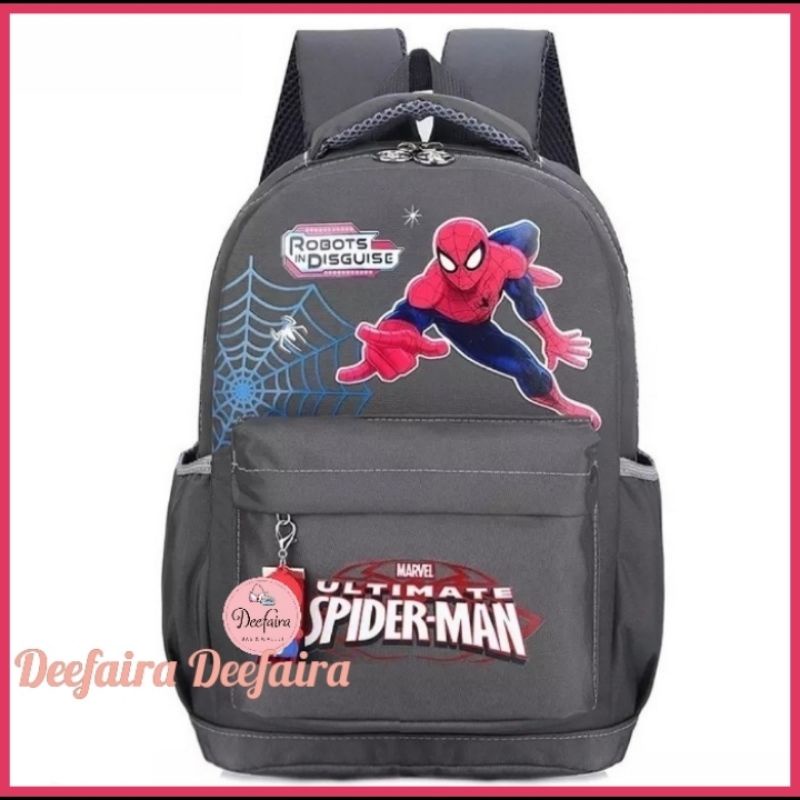 Tas Ransel Sekolah Ultimate Sp1d3rman Anak Laki Laki Paud TK Dan SD