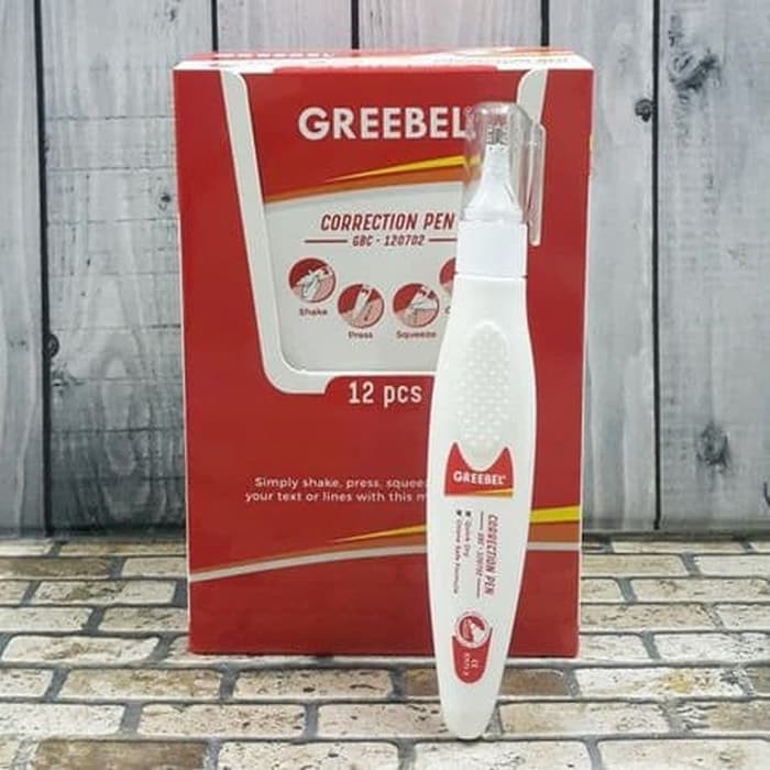 

Correction Pen / Tip-ex Greebel GBC 120702 (12pcs)