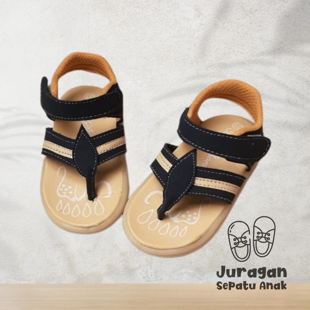 Sandal anak laki-laki casual 1 s/d 3 tahun balita termurah size 22-25 Sandal Lucu