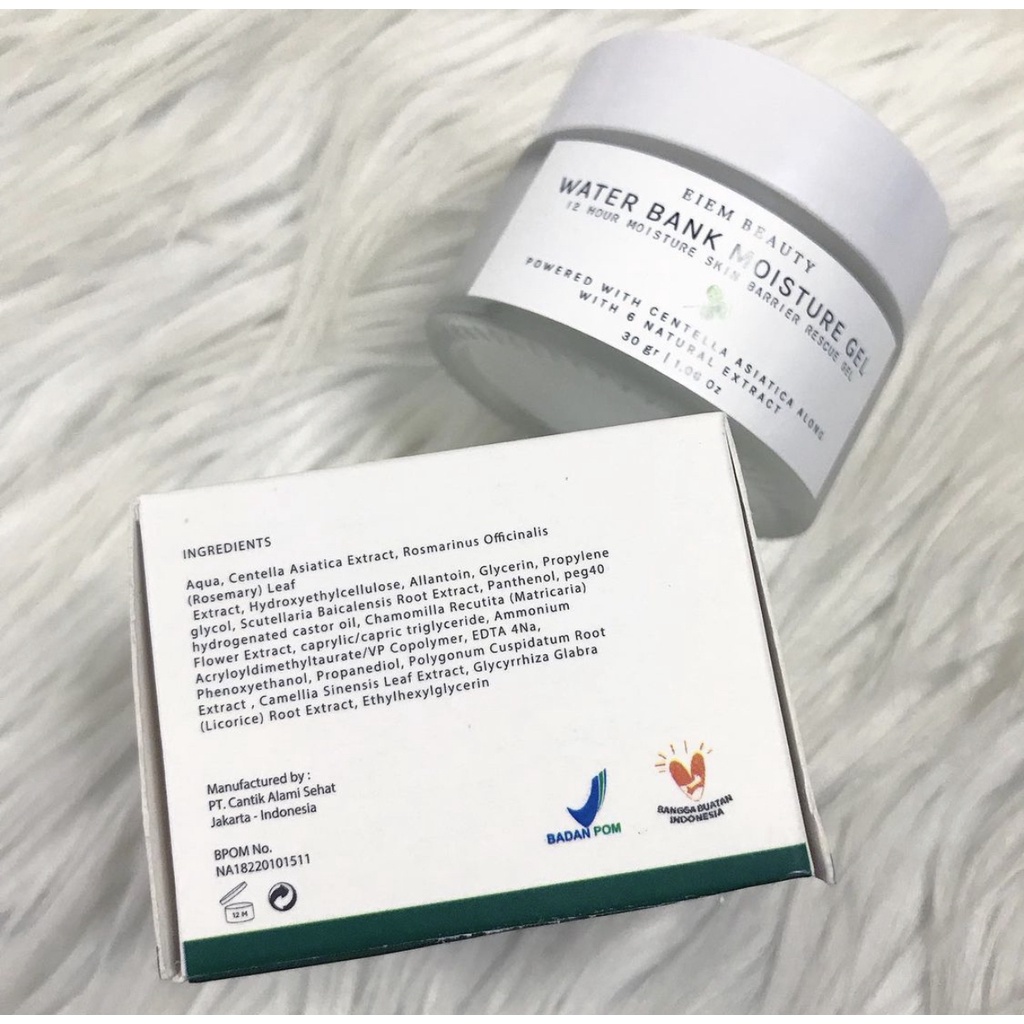 READY LANGSUNG KIRIM! EIEM BEAUTY MOISTURIZER WATER BANK MOISTURE GEL MOISTURIZER EIEM EI.EM 30GRAM BPOM MURAH PELEMBAB WAJAH VIRAL EIEM MOISTURIZER EIEM READY ORIGINAL