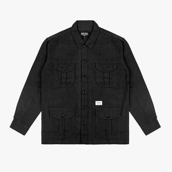 Jaket Parka Geoff Max Hikari Black Original