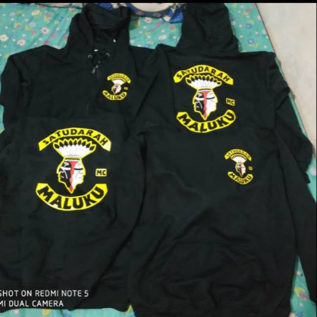 Sweater hoodie zipper basic satu darah maluku mc