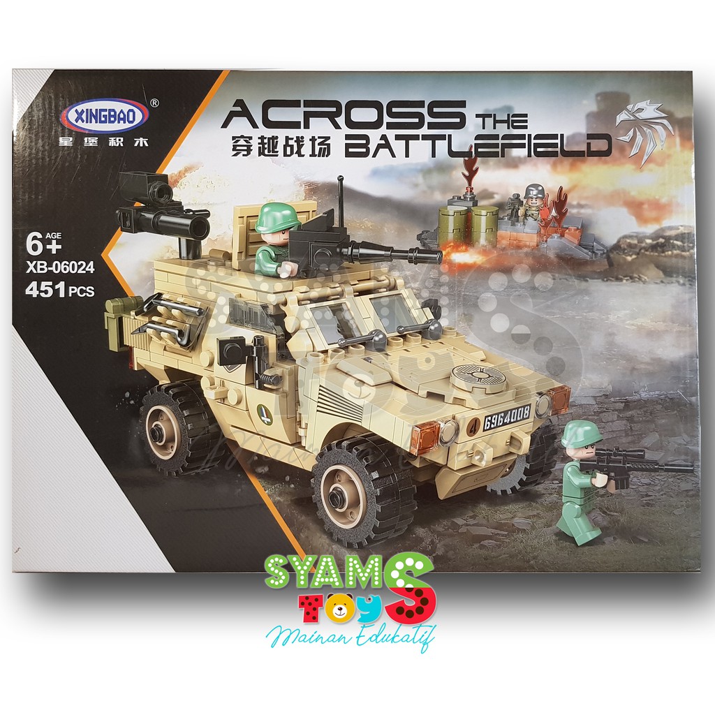 XINGBAO XB06024 451 pcs Battlefield Brik Blok Mainan Edukasi Edukatif Brick Block