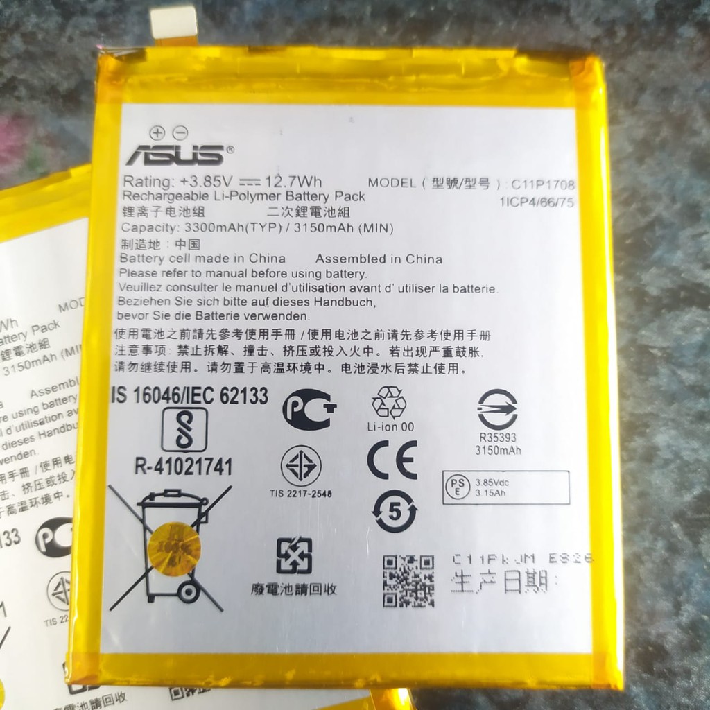 Battery Baterai Asus Zenfone 5 2018 ZE620KL C11P1708 Kualitas Ori