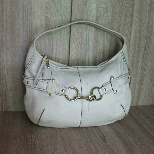 Tas COACH Authentic Hobo Preloved Second Kulit Asli