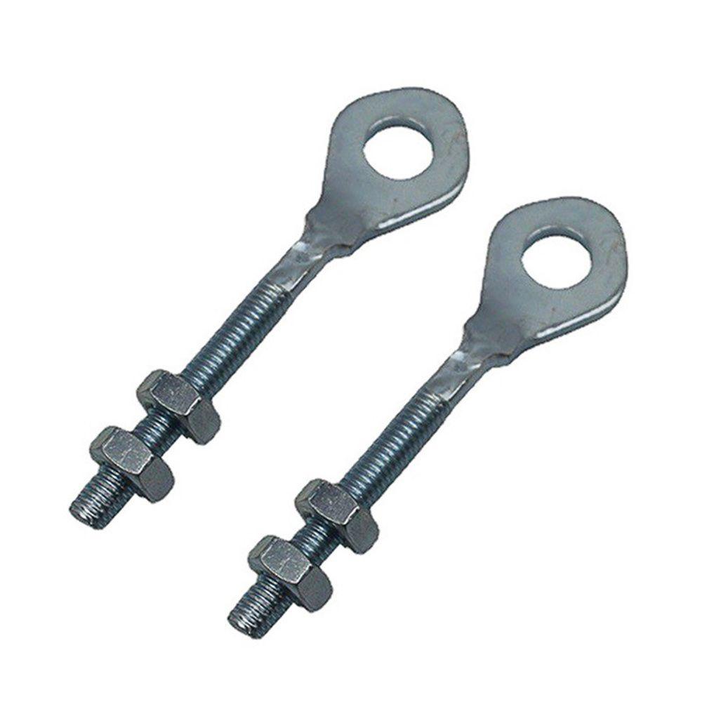 Lanfy Chain Adjuster Stainless Steel 2Pcs/Set Untuk 50CC 70CC 90CC Perlengkapan Motor Aksesoris Motor ATV 12mm Top Chain Device