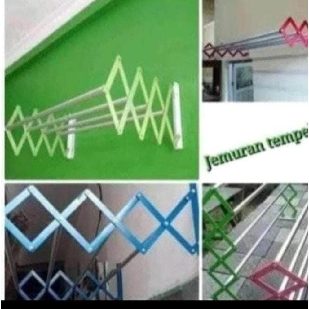 JEMURAN DINDING LIPAT ALUMINIUM