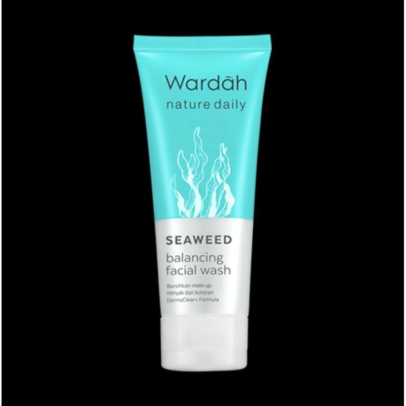 ❣️Rakkistore99❣️Wardah Nature Daily Seaweed Balancing Facial SCRUB 60ml (100% Original)