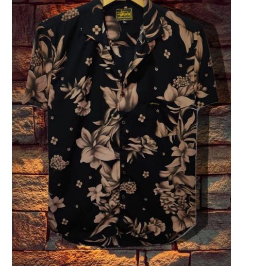 Bagus Banget.. Kemeja motif bunga pria | Kemeja motif pria lengan pendek | Kemeja basic kasual