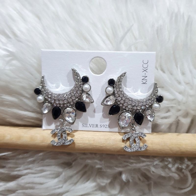Anting Silver925 Perak Mata kilau Anti Karat anti alergi anting Zircone premium berlian kilap N-216
