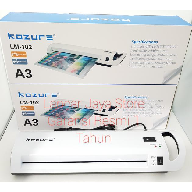 

Promo Mesin Laminating Kozure LM 102 - A3 Ready COD