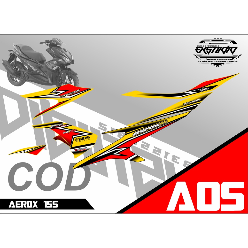 Decal striping NINJA R