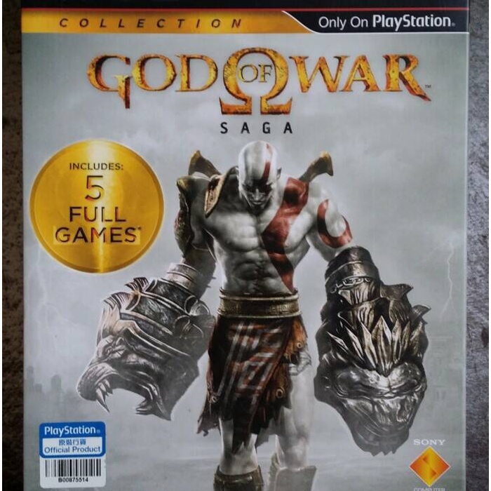 (READY) BD PS3 God Of War Saga