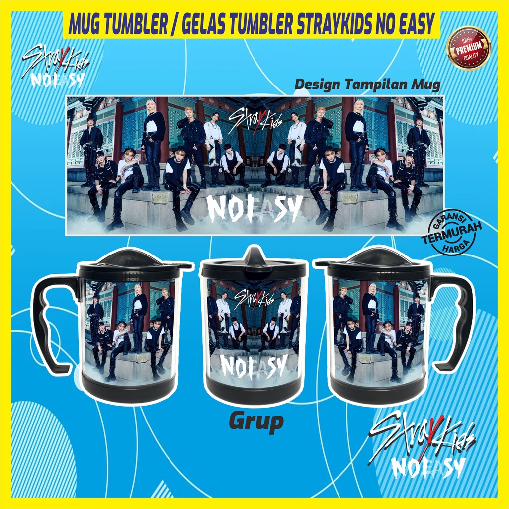 MUG TUMBLER // GELAS TUMBLER // STRAYKIDS NO EASY