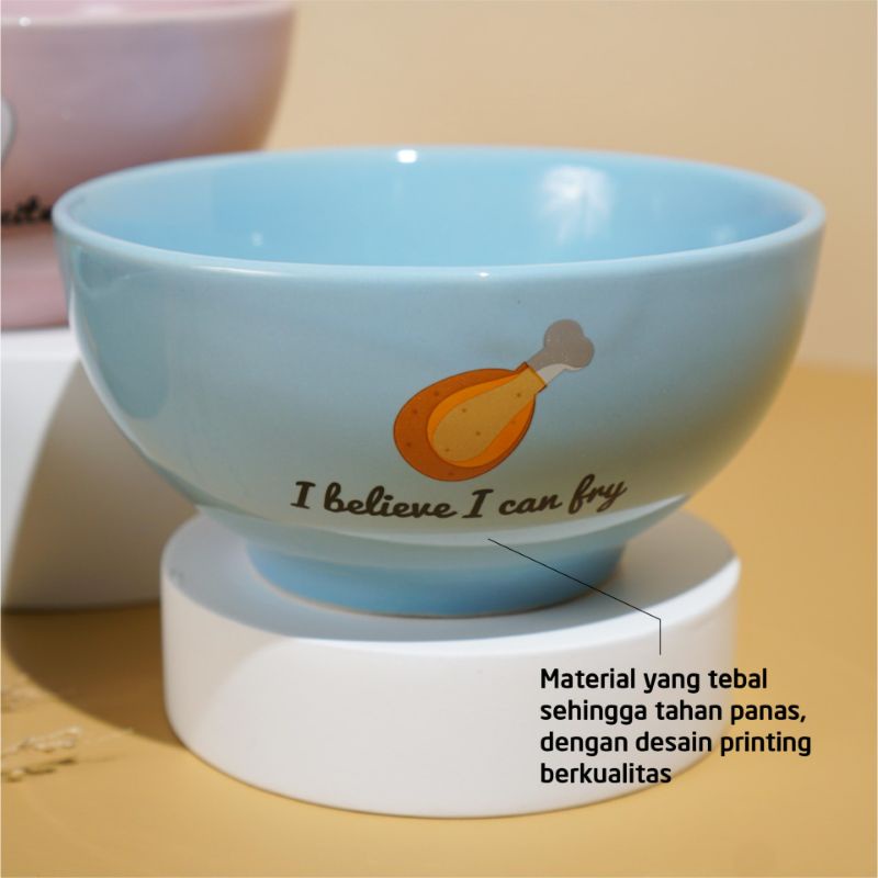 Homeco mangkok keramik 6"