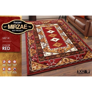 MIRZAE Karpet Lantai 160x210 MZ14 Maroon