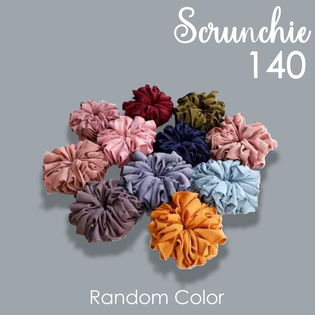 Scrunchie Ikat Rambut Wanita Iket Rambut Inner Kemasan Plastik - YELONIX