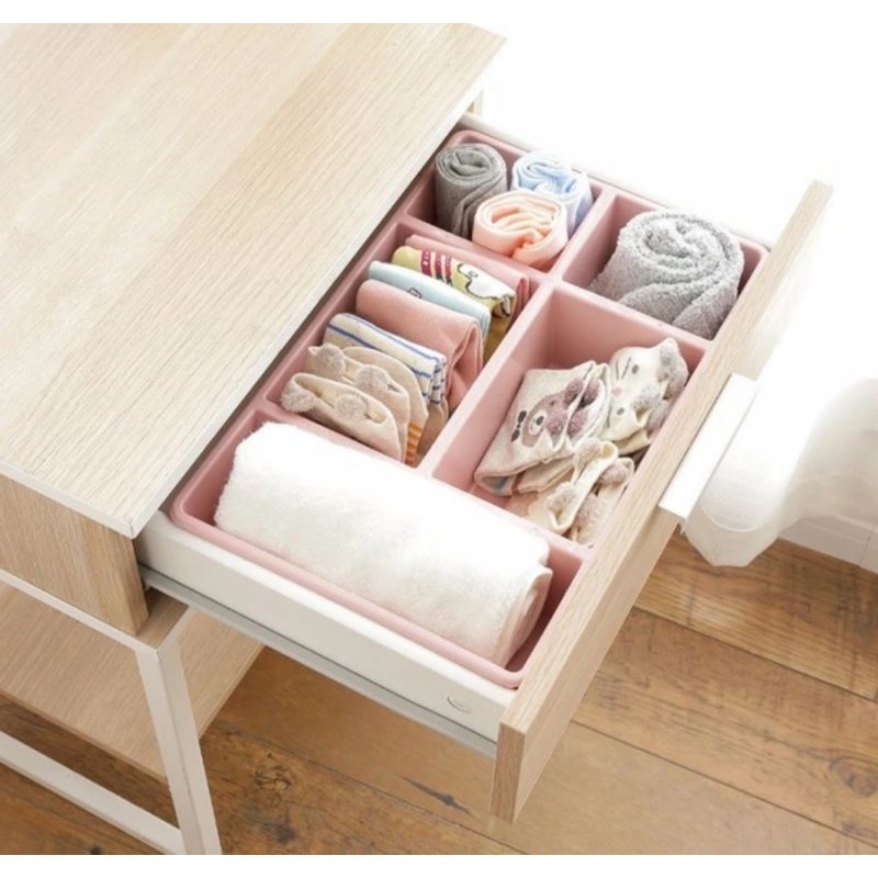 KOTAK ORGANIZER SEKAT 5 RAK DALAM LACI LEMARI