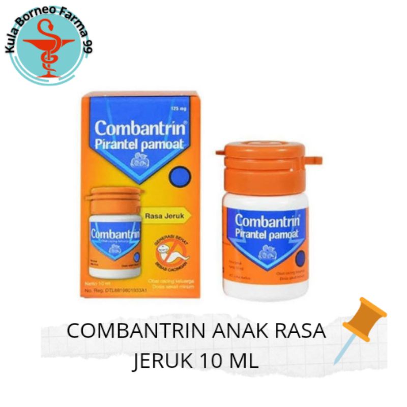 Combantrin Sirup Anak Rasa Jeruk 10 ml