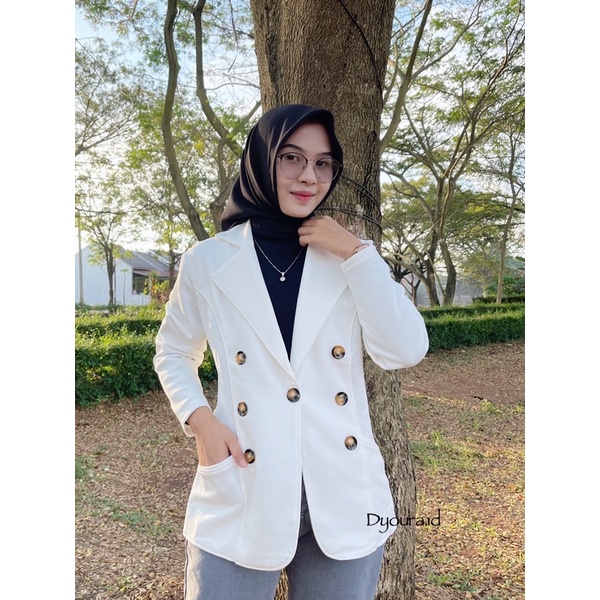 Blazer / blazer import / blazer zara / blazer coklat / blazer coklat wanita / blazer murah / jaket blazer wanita / blazer import wanita / BLAZER GC COMBI BY DYOURA / BLAZER GC COKLAT IMPORT