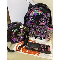 Smiggle Backpack Attach Hey Black Cat