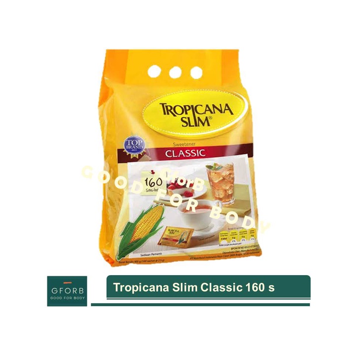 

Tropicana Slim Sweetener Classic 160pcs