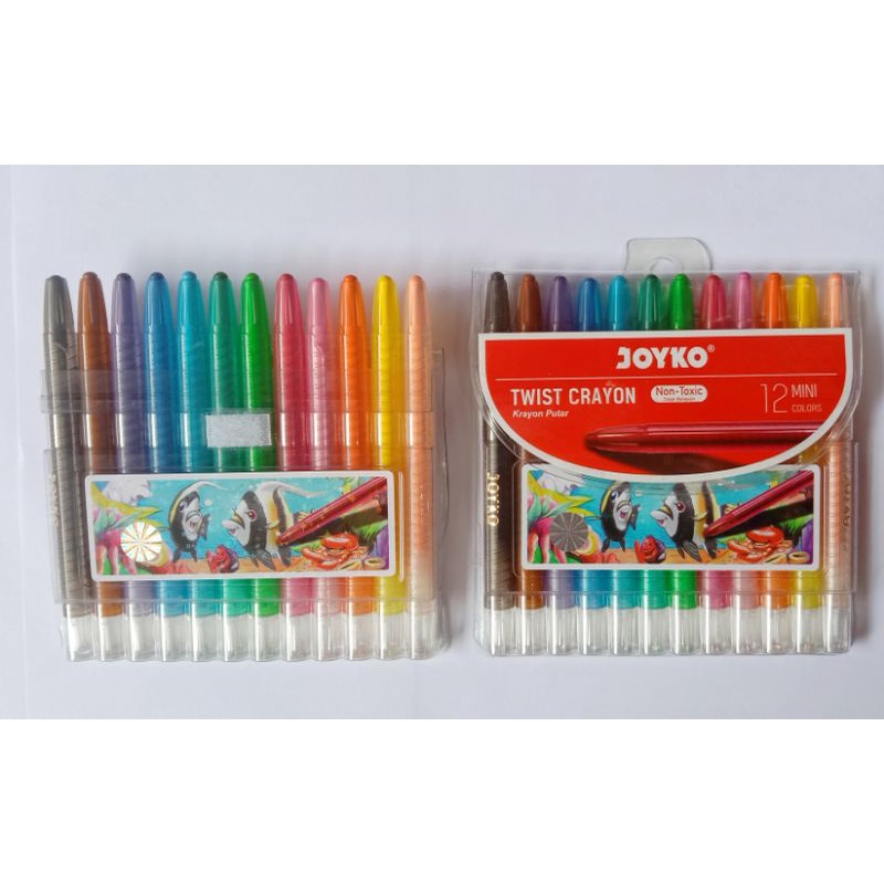 

Crayon Putar Joyko Mini 12 Warna/ Twist Crayon Joyko Mini 12 colors