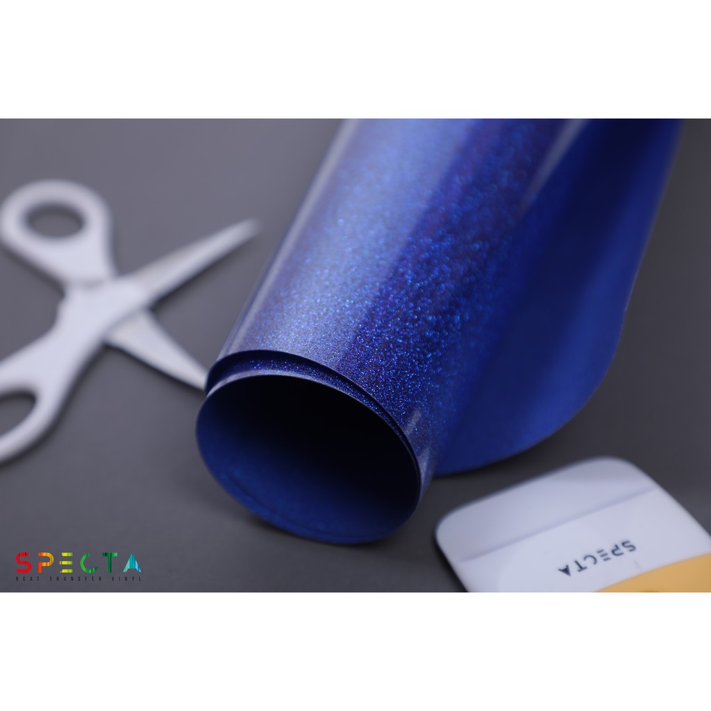 POLYFLEX GLITTER KOREA SPECTAFLEX GLITTER GT-17 HTV ROYAL BLUE