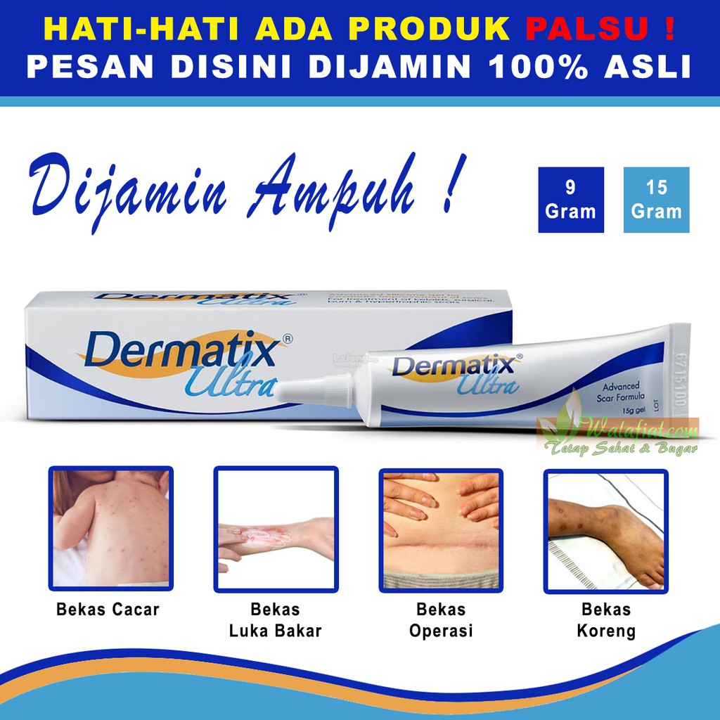 Jual Dermatix Ultra Advanced Scar Formula Gel Salep Krim Penghilang