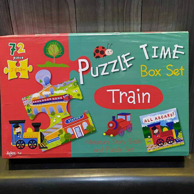 Puzzle Time Box Set 72pcs Jigsaw &amp; Story Book