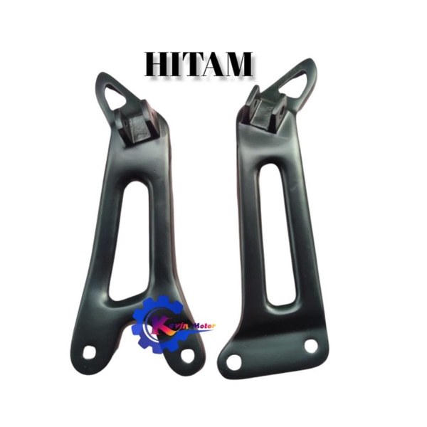 POSTEP FOOTSTEP BOSTEP PIJAKAN KAKI BELAKANG YAMAHA RX KING POLES DAN HITAM-HITAM