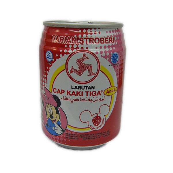 

Larutan Kaki Tiga Anak Strawberry 250Ml